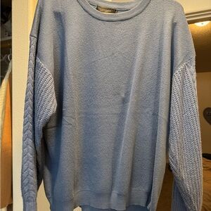 Elegant Blue Women's Sweater
